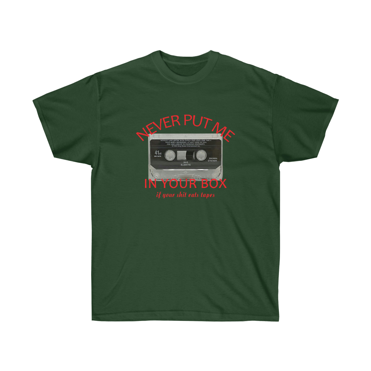 Rap Nas Never Put Me In Your Box Men T-Shirt - Image 3