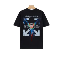 OW Logo Print T-Shirt - OW0022 - Image 4