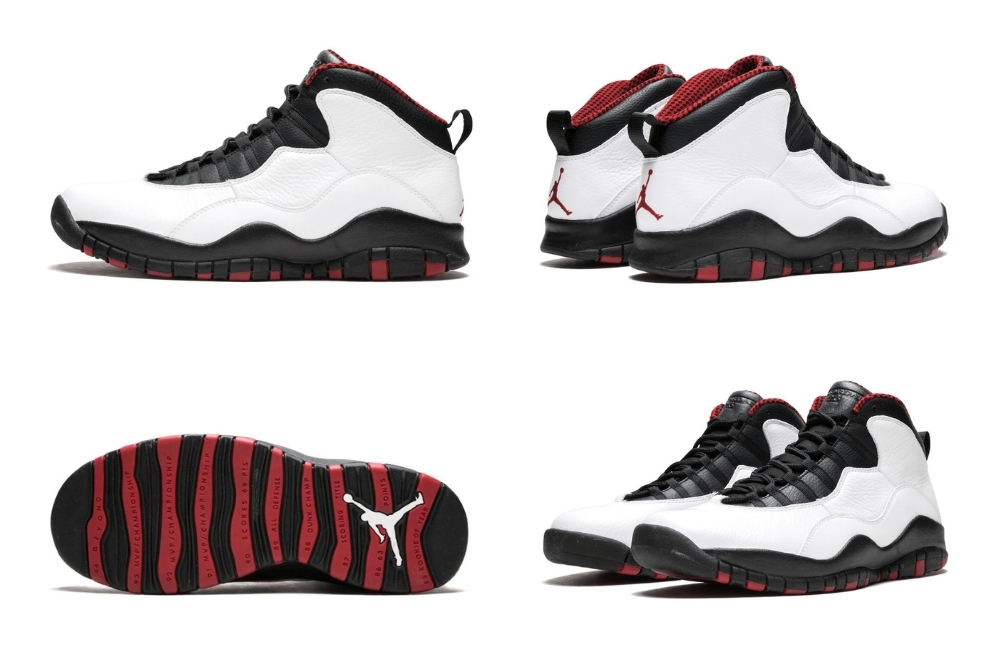 The details of the Air Jordan 10 Chicago