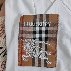 BUR Check Label T-Shirt in White - 384 - bbr0000384 - Image 6