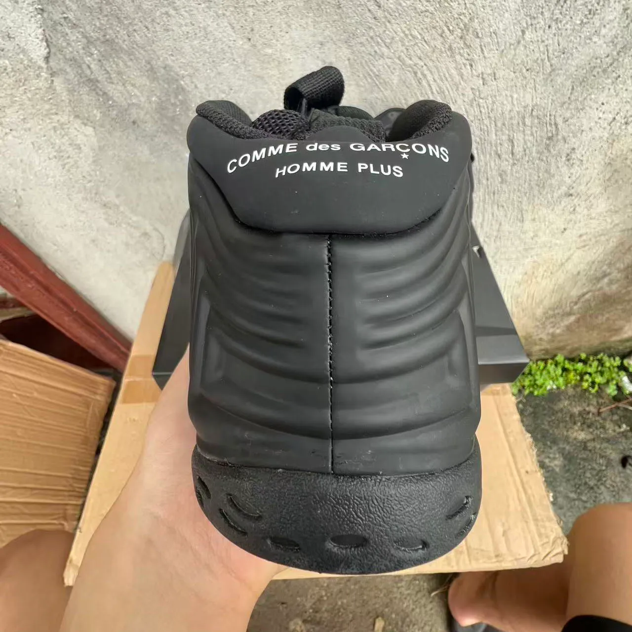 Air Foamposite One Comme des Garcons Homme Plus Black Shoes Sneakers - nk0005285 - Image 10