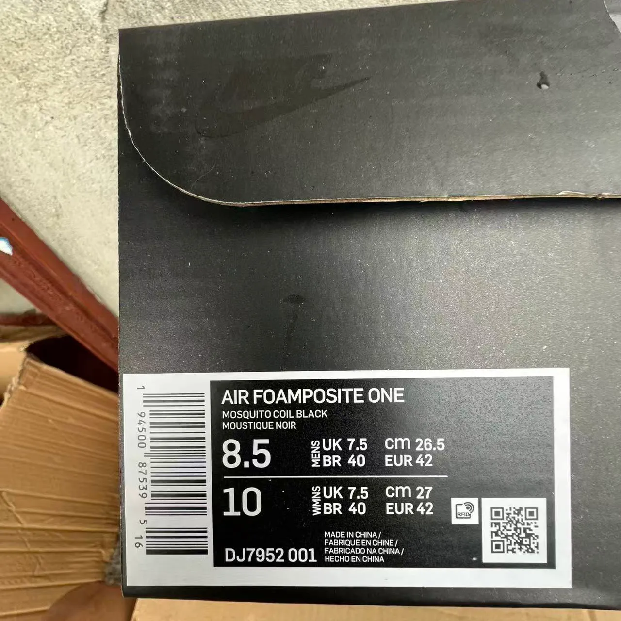 Air Foamposite One Comme des Garcons Homme Plus Black Shoes Sneakers - nk0005285 - Image 12