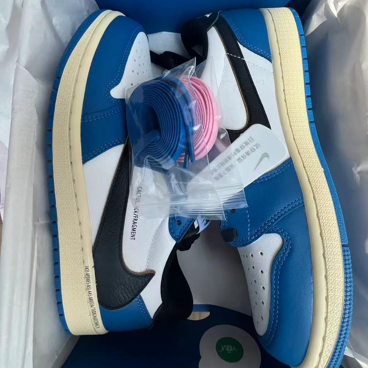 Travis Scott x Fragment x AJ 1 Low Sample Shoes Sneakers – nk0005290 - Image 11