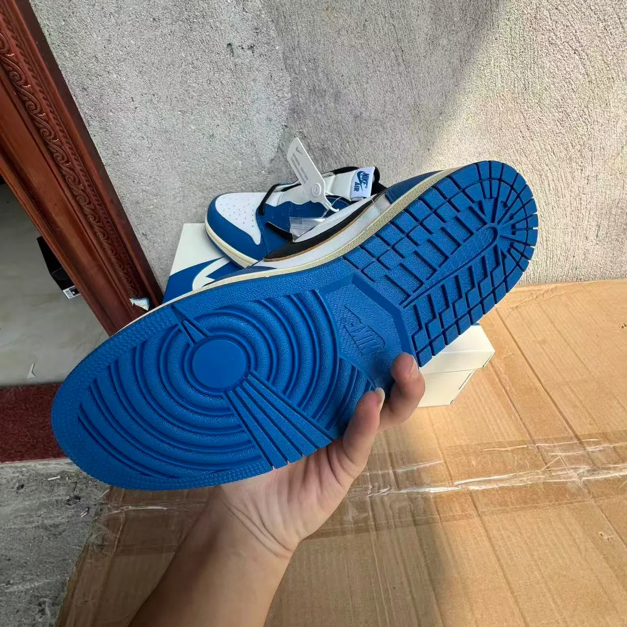 Travis Scott x Fragment x AJ 1 Low Sample Shoes Sneakers – nk0005290 - Image 8