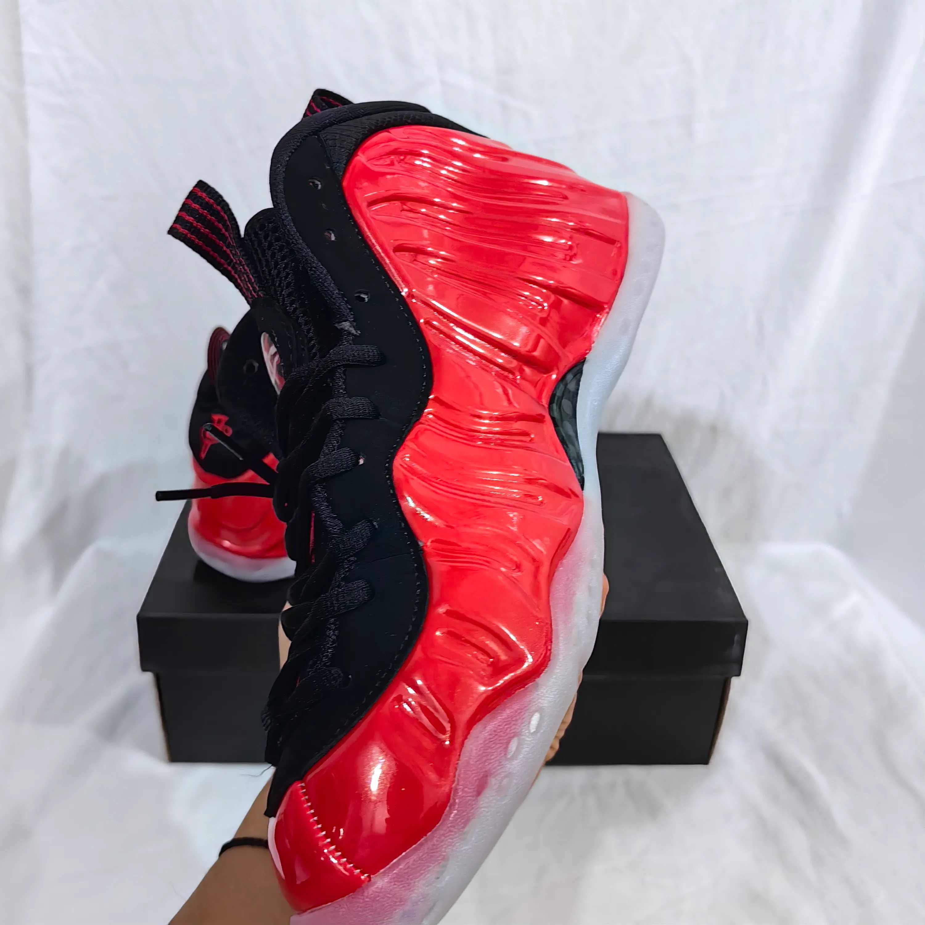 Air Foamposite One ‘Metallic Red’ Shoes Sneakers - nk0005297 - Image 14