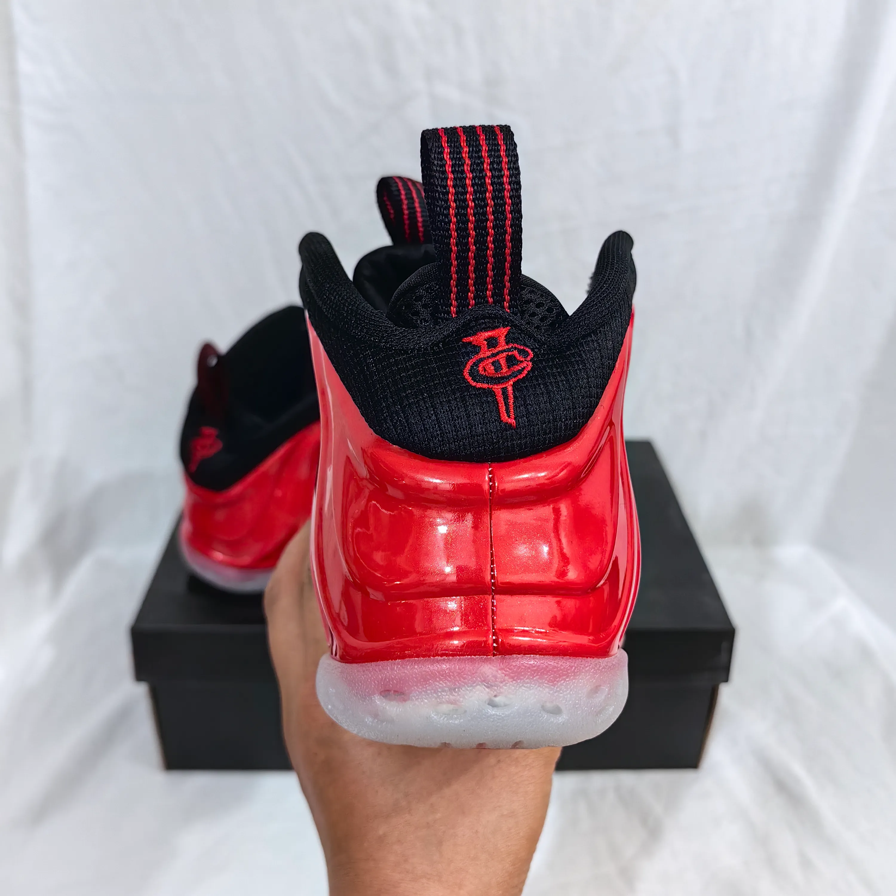 Air Foamposite One ‘Metallic Red’ Shoes Sneakers - nk0005297 - Image 8