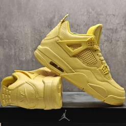 J Balvin x AJ 4 Lemonade Shoes Sneakers - nk0005304 - Image 7