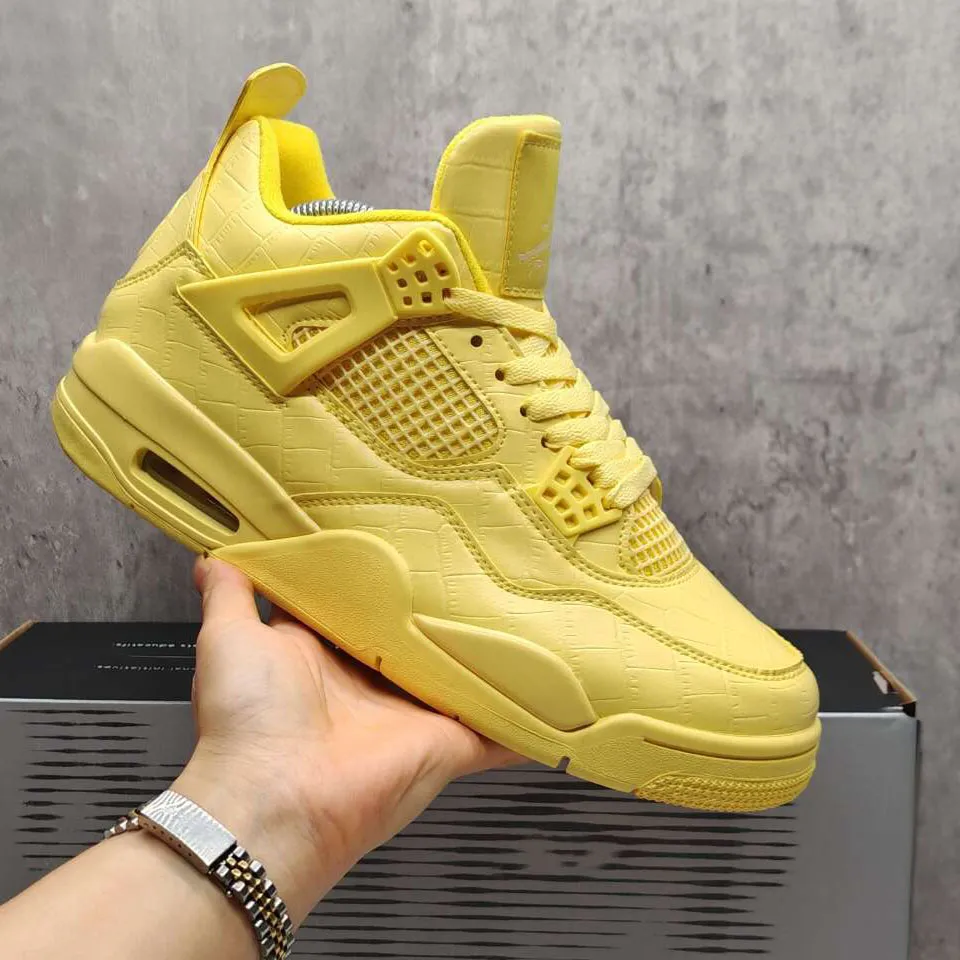 J Balvin x AJ 4 Lemonade Shoes Sneakers - nk0005304 - Image 6