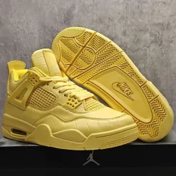 J Balvin x AJ 4 Lemonade Shoes Sneakers - nk0005304 - Image 3