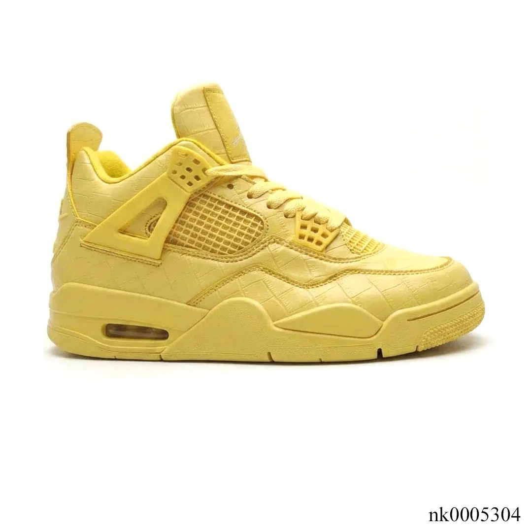 J Balvin x AJ 4 Lemonade Shoes Sneakers - nk0005304
