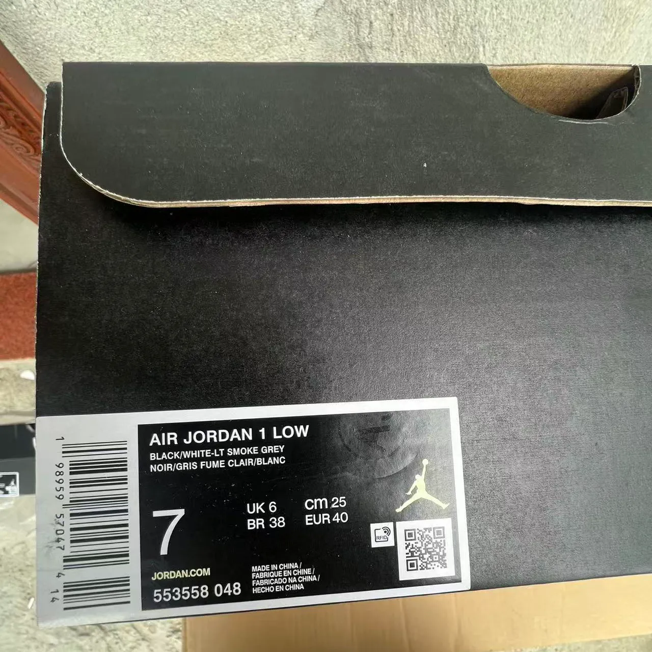 AJ 1 Low Smoke Grey V3 Shoes Sneakers – nk0005311 - Image 11