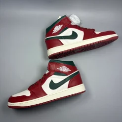 AJ 1 Mid "Redstone / Midnight Green" (2026) Shoes Sneakers – nk0005314 - Image 8