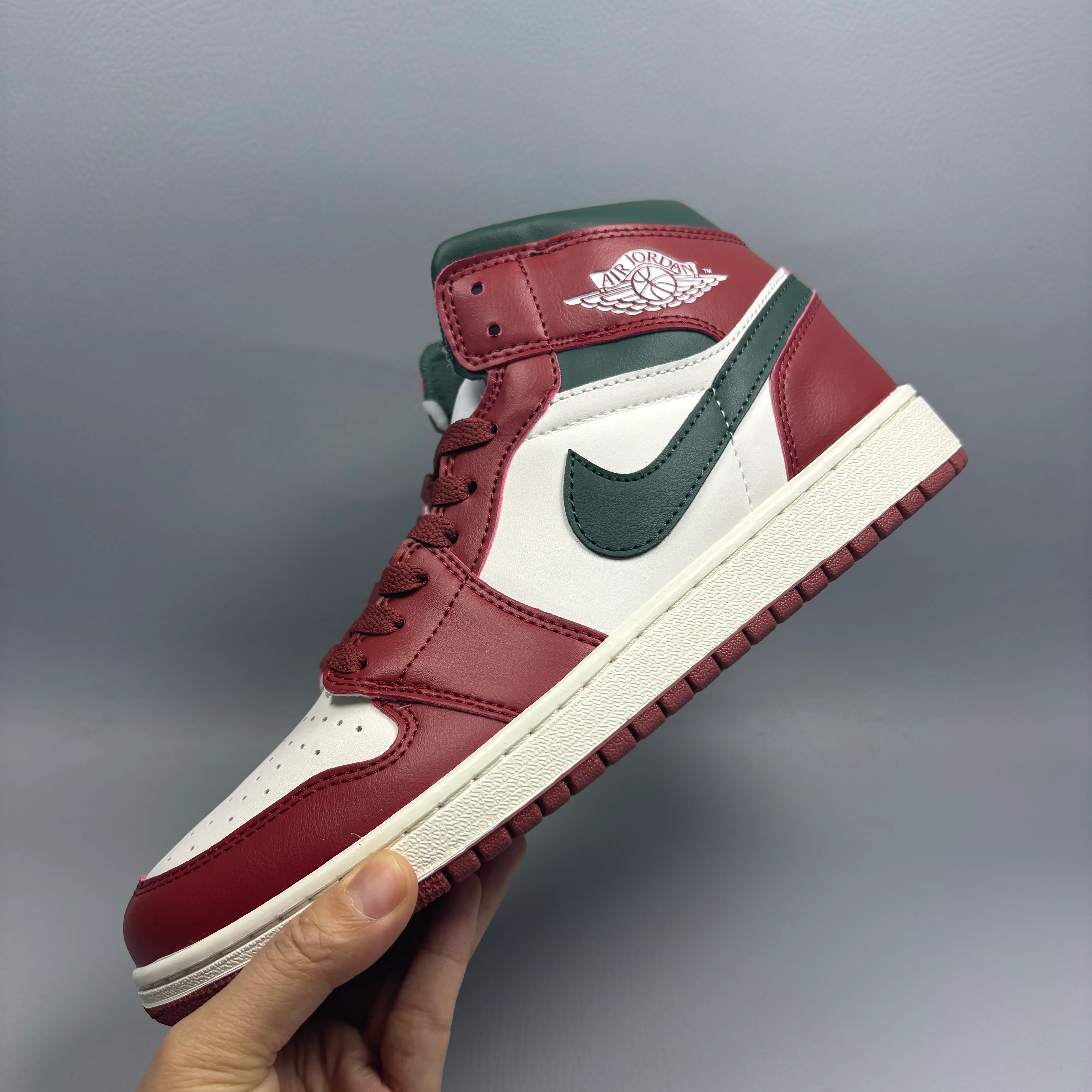 AJ 1 Mid "Redstone / Midnight Green" (2026) Shoes Sneakers – nk0005314 - Image 9