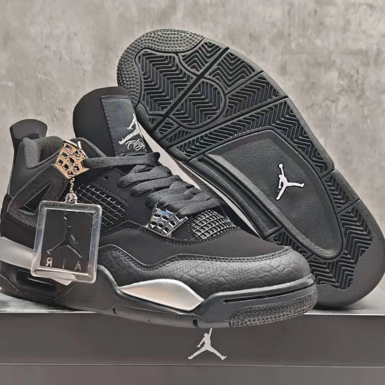 AJ 4 "Spotlight" Shoes Sneakers - nk0005328 - Image 8