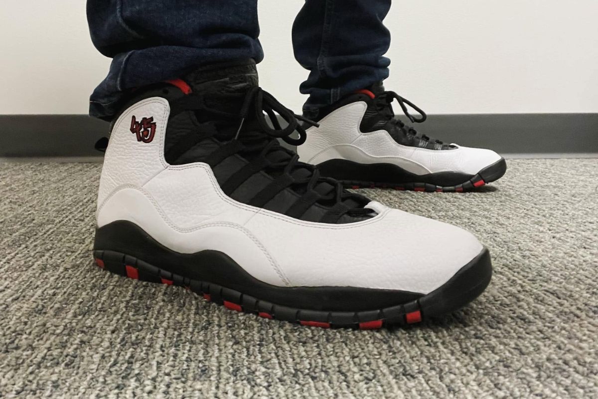 On-foot look: Air Jordan 10 "Double Nickel"