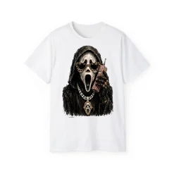 Halloween Ghostface T-Shirt - POD0002 - Image 4