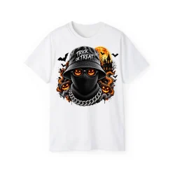 Spooky Streetwear Masked T-Shirt - POD0007 - Image 4