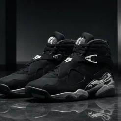 AJ 8 Black Chrome Shoes Sneakers – nk0004038