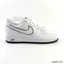 AF 1 '07 Low "White Black Outline Swoosh" Shoes Sneakers - nk0005358