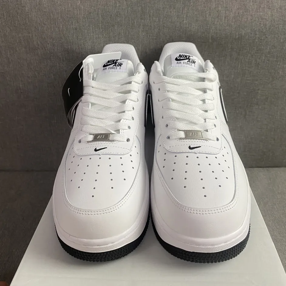 AF 1 '07 Low "White Black Outline Swoosh" Shoes Sneakers - nk0005358 - Image 4