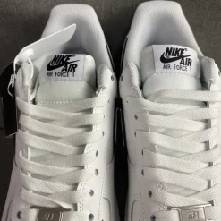 AF 1 '07 Low "White Black Outline Swoosh" Shoes Sneakers - nk0005358 - Image 5