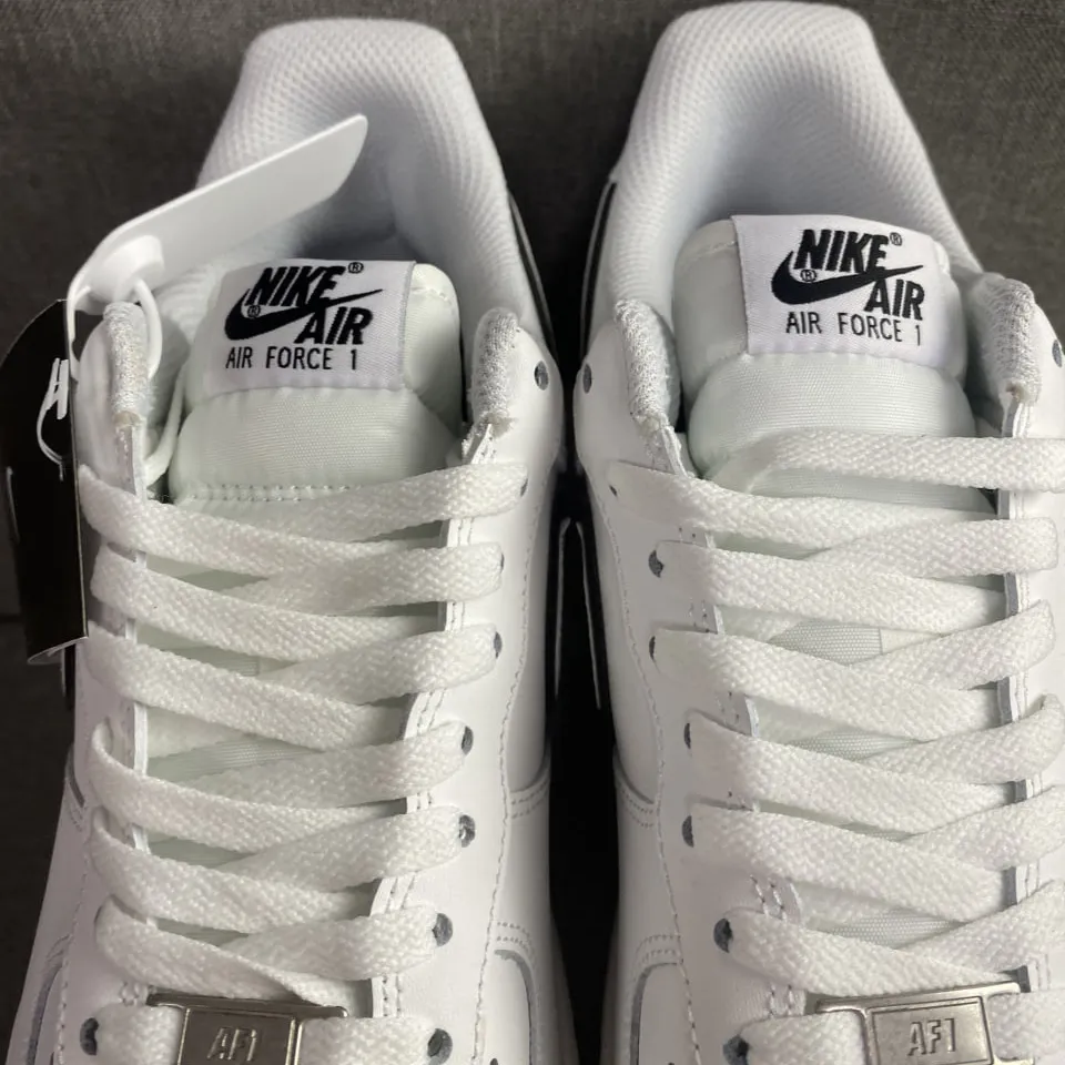 AF 1 '07 Low "White Black Outline Swoosh" Shoes Sneakers - nk0005358 - Image 5