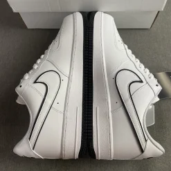 AF 1 '07 Low "White Black Outline Swoosh" Shoes Sneakers - nk0005358 - Image 8