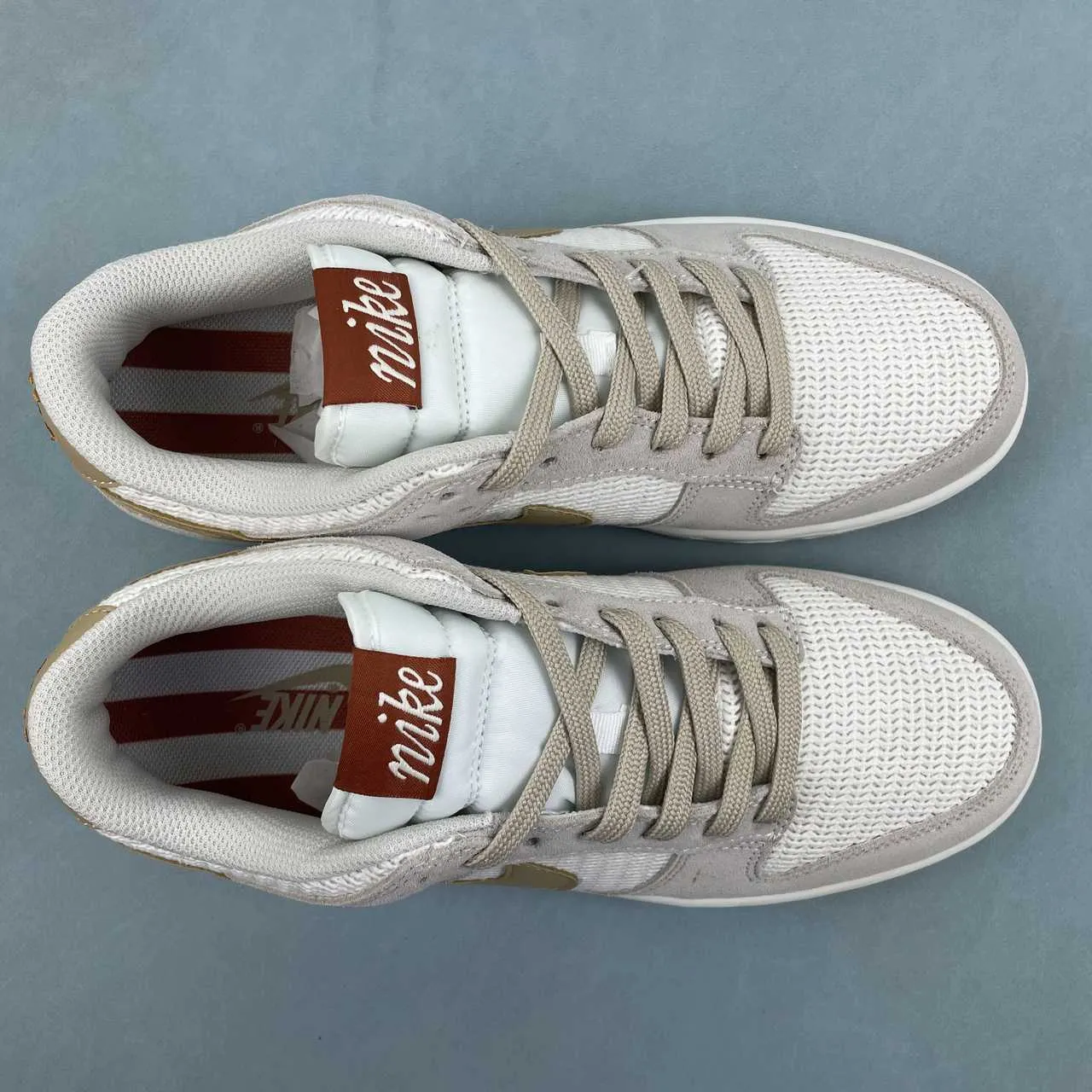 Dunk Low SE WMNS Sail / Light Orewood Brown Shoes Sneakers - nk0005382 - Image 8