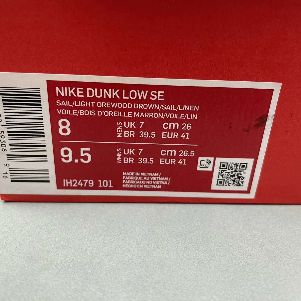 Dunk Low SE WMNS Sail / Light Orewood Brown Shoes Sneakers - nk0005382 - Image 18