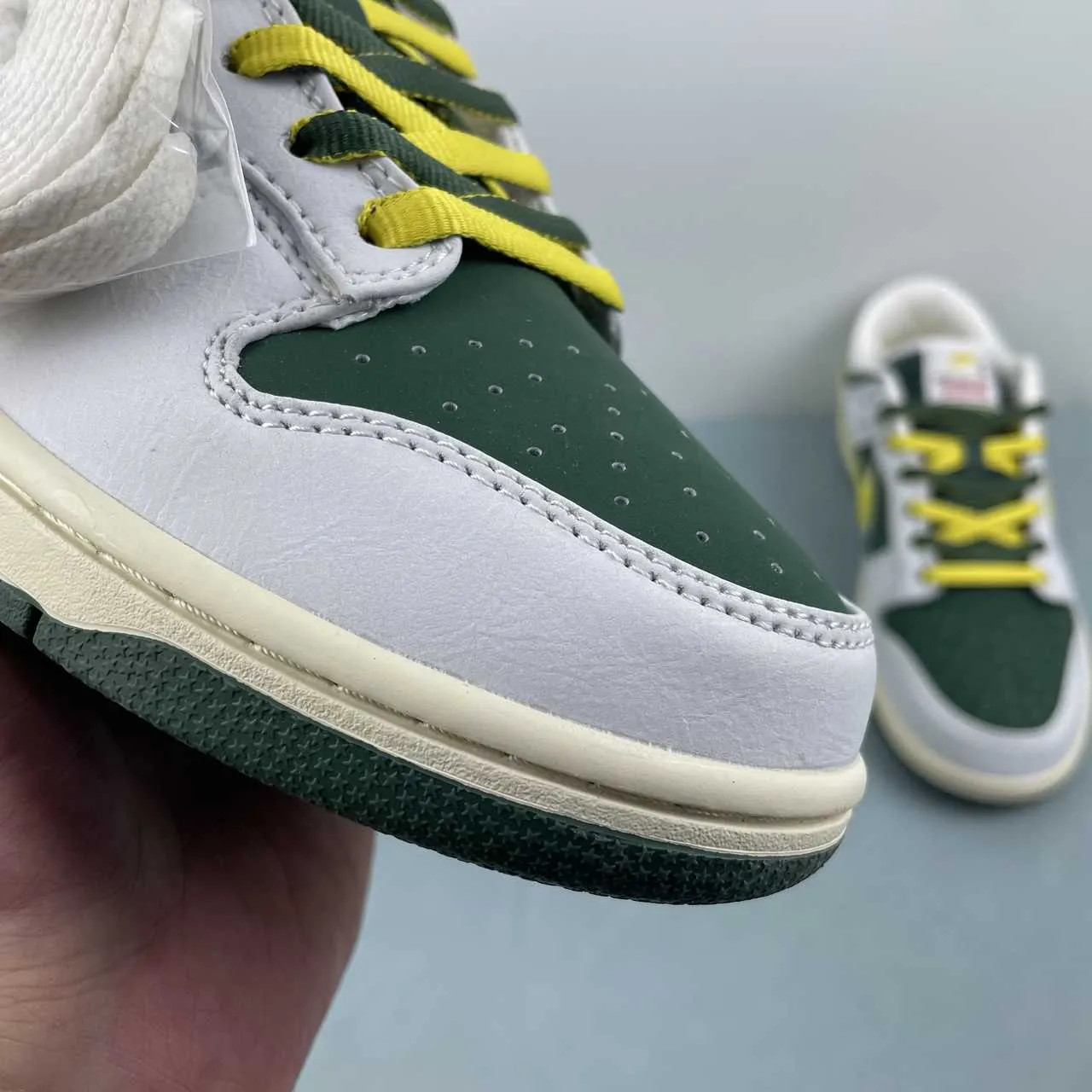 Dunk Low Retro "Sail/University Gold-Fir" Shoes Sneakers - nk0005383 - Image 14