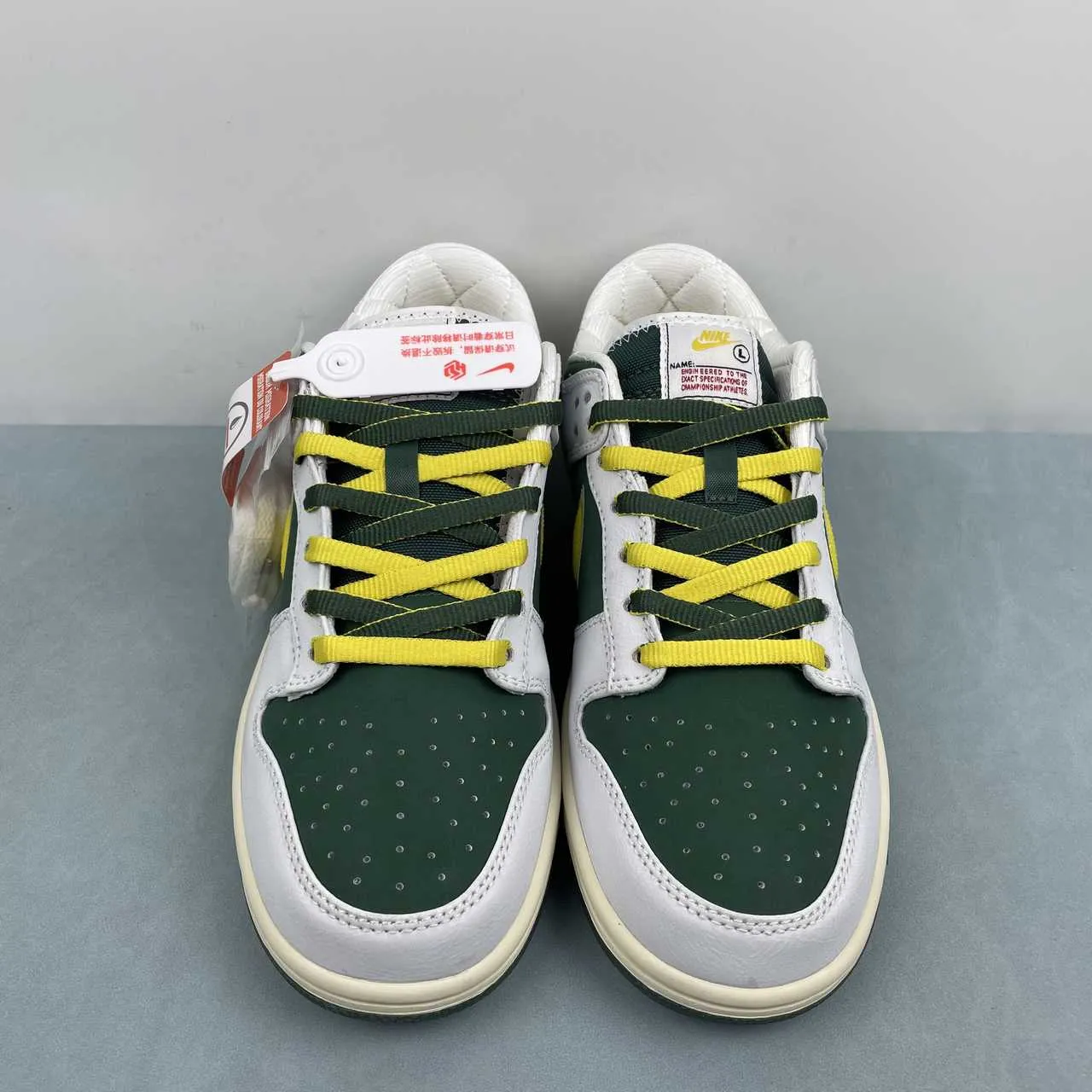 Dunk Low Retro "Sail/University Gold-Fir" Shoes Sneakers - nk0005383 - Image 18