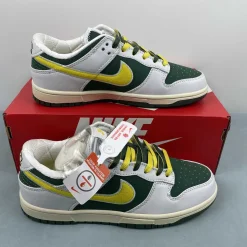 Dunk Low Retro "Sail/University Gold-Fir" Shoes Sneakers - nk0005383 - Image 5
