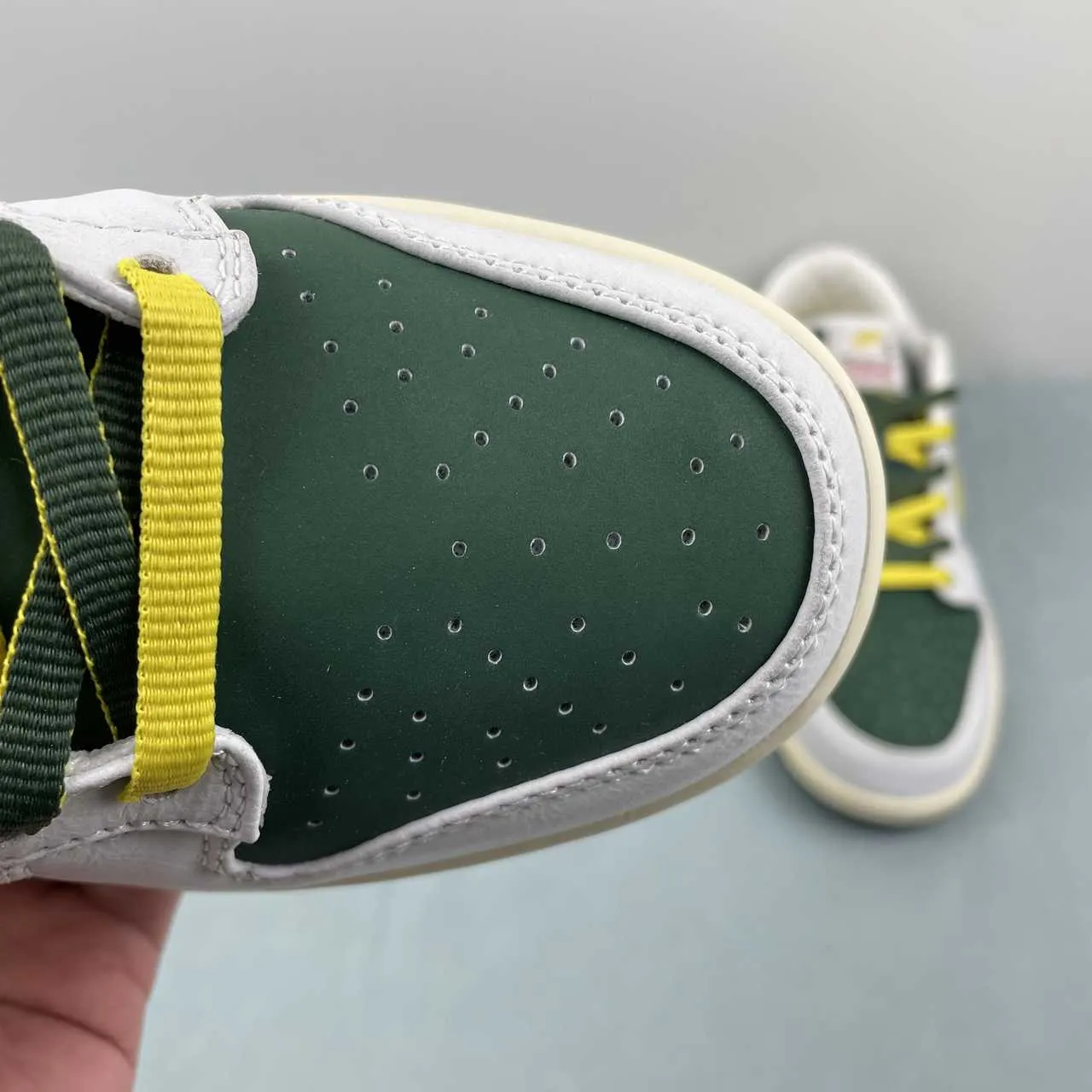 Dunk Low Retro "Sail/University Gold-Fir" Shoes Sneakers - nk0005383 - Image 11