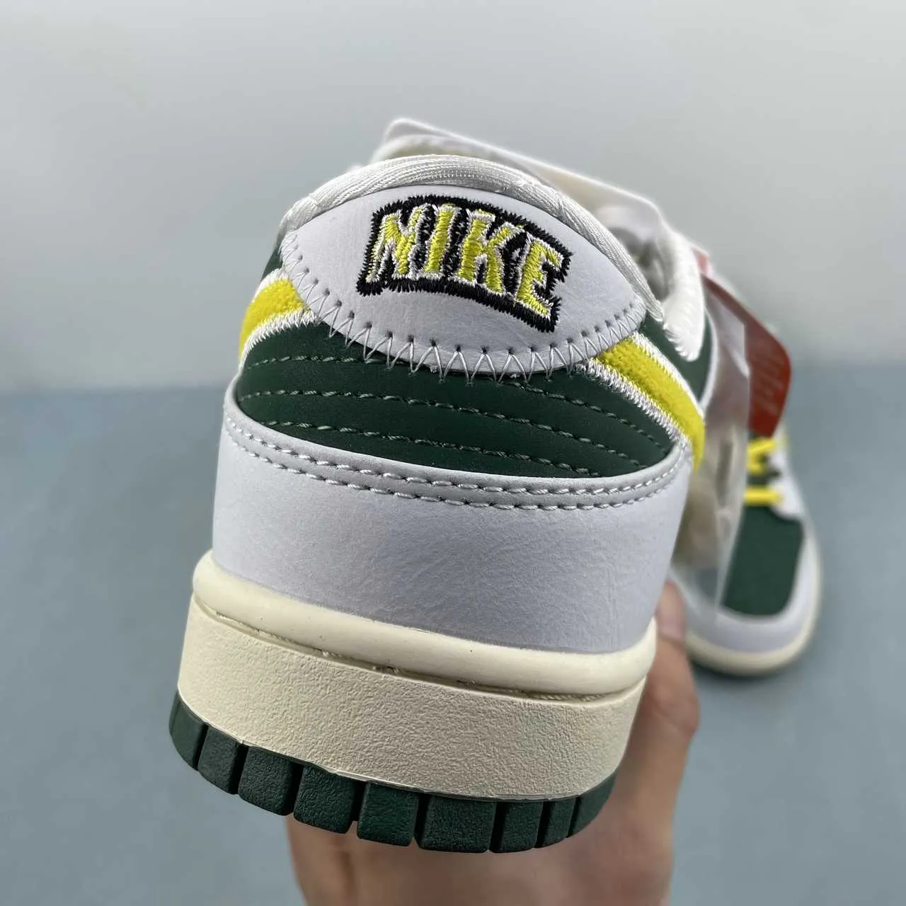 Dunk Low Retro "Sail/University Gold-Fir" Shoes Sneakers - nk0005383 - Image 13