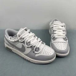 Dunk Low "White/Grey Fog" Shoes Sneakers - nk0005384 - Image 13