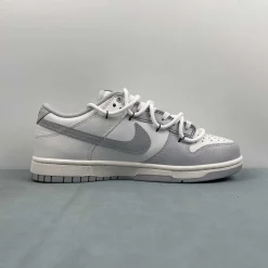 Dunk Low "White/Grey Fog" Shoes Sneakers - nk0005384 - Image 3