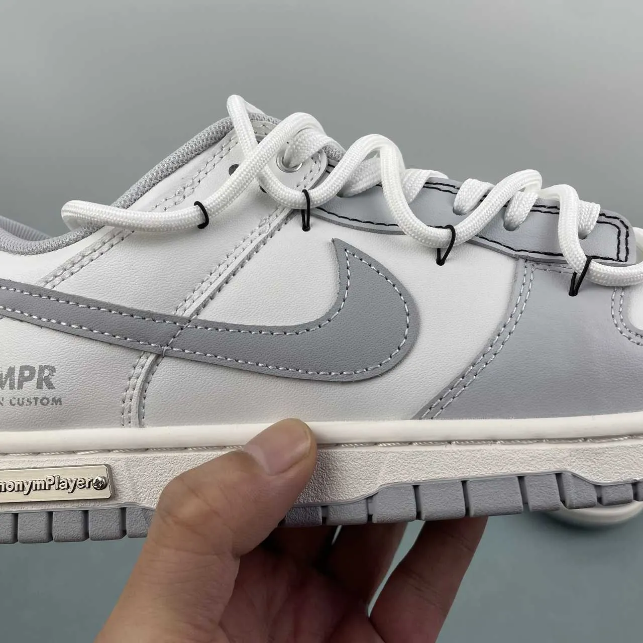 Dunk Low "White/Grey Fog" Shoes Sneakers - nk0005384 - Image 10