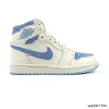 AJ 1 High OG Psychic Blue and Pale Ivory Shoes Sneakers – nk0005386
