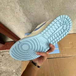 AJ 1 High OG Psychic Blue and Pale Ivory Shoes Sneakers – nk0005386 - Image 9