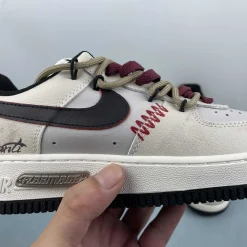 AF 1 Cream and Burgundy Shoes Sneakers - nk0005387 - Image 13