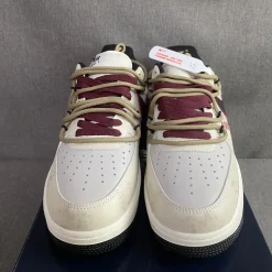 AF 1 Cream and Burgundy Shoes Sneakers - nk0005387 - Image 6