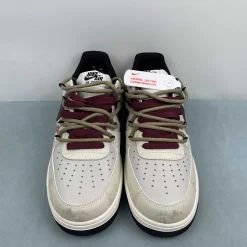 AF 1 Cream and Burgundy Shoes Sneakers - nk0005387 - Image 7