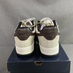AF 1 Cream and Burgundy Shoes Sneakers - nk0005387 - Image 8