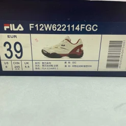 FL Echappe 2 White and Wine-Red Shoes Sneakers - nk0005392 - Image 6