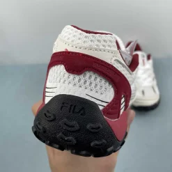 FL Echappe 2 White and Wine-Red Shoes Sneakers - nk0005392 - Image 13