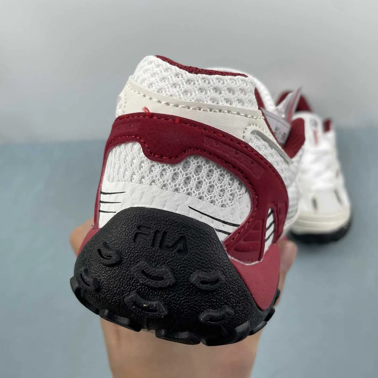 FL Echappe 2 White and Wine-Red Shoes Sneakers - nk0005392 - Image 13