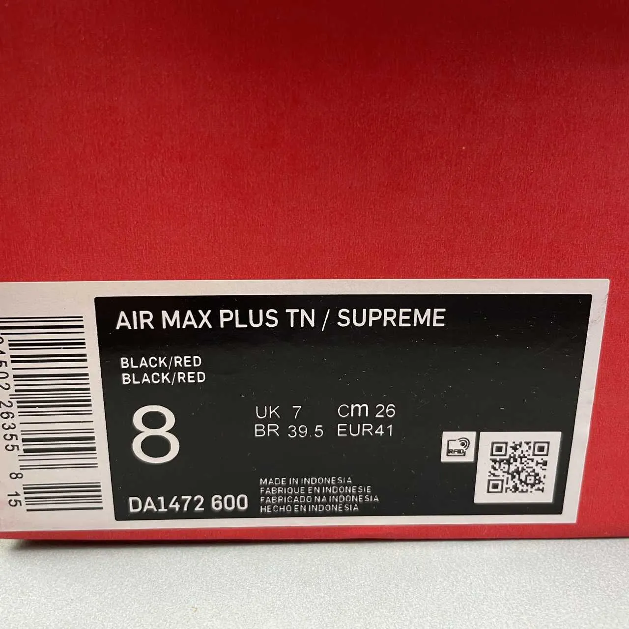 NK x SUP AM Plus TN University Red Shoes Sneakers - nk0005400 - Image 18