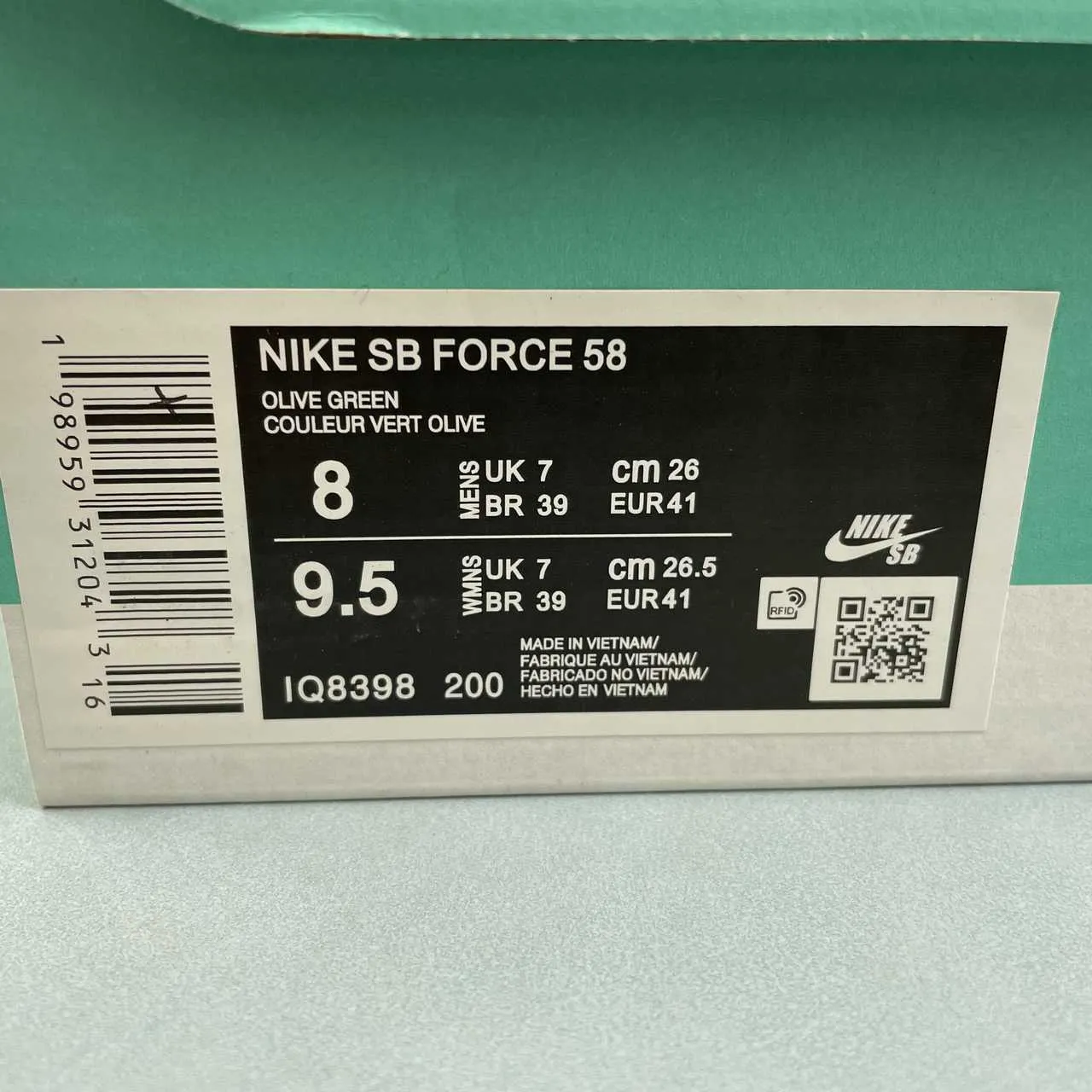 NK SB Force 58 Skate Shoes Sneakers - nk0005401 - Image 13