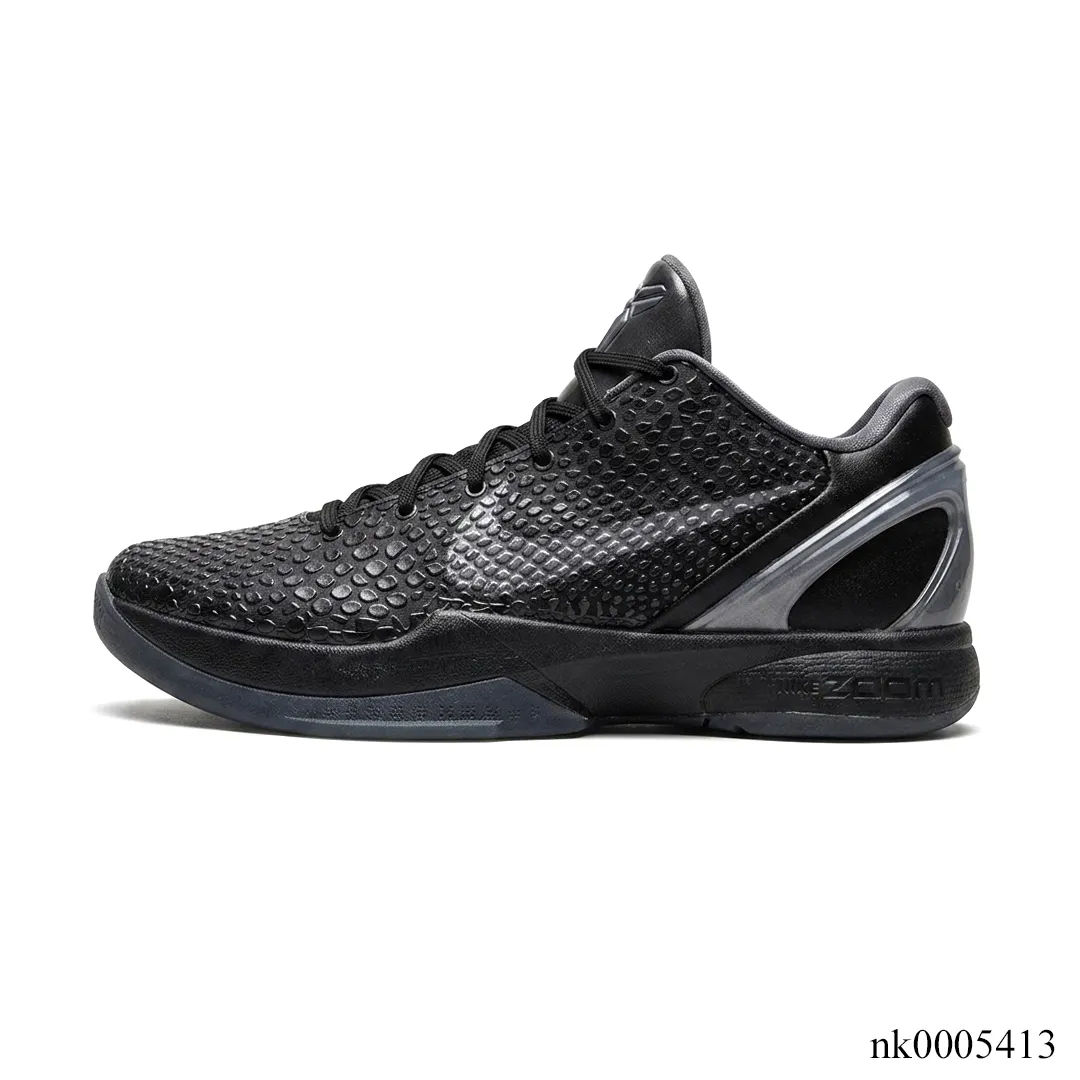 NK Zoom Kobe 6 'Blackout' Shoes Sneakers - nk0005413 - Image 2