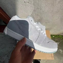 AJ 1 Low SE 'Light Iron Ore Grey' Shoes Sneakers – nk0005428 - Image 3